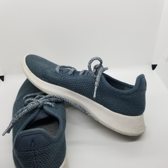allbirds Tree Runners marine blue with white sole size 9 - Picture 6 of 10